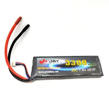 RC araba helikopter için 2S 18650 Li polimer pil 7.4V 3300mAh Lipo pil paketi şarj edilebilir pil