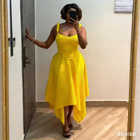 Ensemble deux pièces pour femmes de style européen et américain, Nouvelle collection Printemps 2026, style doux et frais, couleur unie, comprenant une camisole sans col et une jupe taille haute