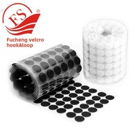 En stock, taille et couleur personnalisées, ruban adhésif double face auto-agrippant en polyester/nylon, découpé, pour vêtements, antidérapant, fixation par perforation