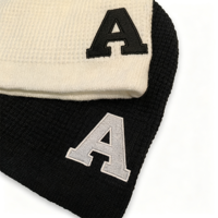 Bonnet en tricot gaufré unisexe OEM, personnalisable, respirant, chaud, pour l'hiver, pour hommes et femmes