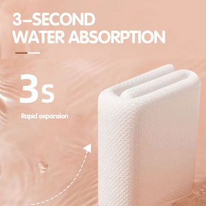 2025 nóng bán langqiao không dệt phân hủy sinh học trắng Vòng nén khăn tắm cho du lịch và sử dụng nhà hàng ngày - Product Image 4