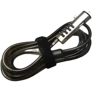 Nieuwe Aangekomen Security Cable Lock Noble Wedge Lock Voor Dell Computer