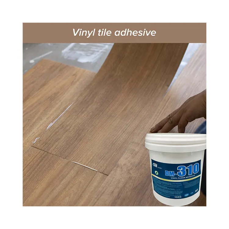 Hochwertiger elastischer PVC-Vinyl-Bodenplatten kleber auf Wasserbasis