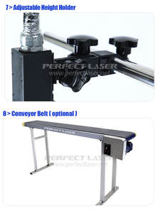 完美激光纸塑料PE PVC玻璃木材橡胶金属日期打码机工业白色彩色喷墨打印机 - Product Image 4