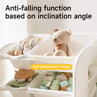 Nouvelle Armoire de Rangement pour Jouets de Bébé, Organisateur de Fournitures et Étagère à Livres en Plastique, Grande Capacité