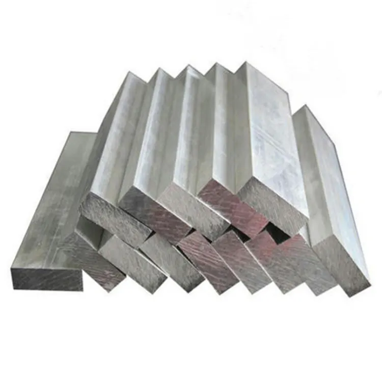 Batang datar persegi panjang aluminium 6061 6063 6082 batang persegi aluminium/batang datar aluminium ekstrusi