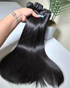 Fasci di capelli umani alinged con cuticola vergine visone grezzo vergine, capelli vietnamiti grezzi di migliore qualità KBL negli stati uniti