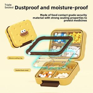 <b>Plastic</b> Small Pill Box One Day Seven Days <b>Storage</b> <b>Drawer</b> Travel Mini Jewelry Portable - Product Image 3