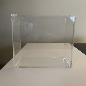 Ssj Elite huấn luyện viên hộp Acrylic hiển thị trường hợp thu hộp dễ dàng từ nắp hình chữ nhật cho các trường hợp hiển thị và sưu tầm - Product Image 5