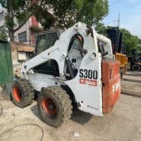 Bobcat Skid Steer Loader S300 Mini Wheel Backhoe Loader kecil 2ton 3ton dengan sertifikat CE