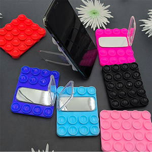 Miroir de maquillage multifonctionnel, support de télé<span class=keywords><strong>phone</strong></span> portable extérieur avec mécanisme pliable, étui de télé<span class=keywords><strong>phone</strong></span> avec poignée - Product Image 1