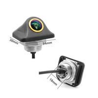 Caméra de recul AHD 1080P avec vision nocturne, étanche IP68, grand angle 170 degrés, objectif fisheye doré, trajectoire dynamique