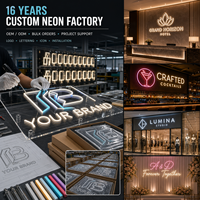 Enseigne néon personnalisée, logo néon LED, néons acryliques RGB personnalisés pour la décoration murale des entreprises
