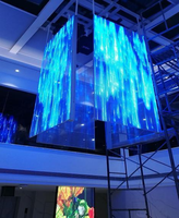 Solutions professionnelles pour les marchés mondiaux Film transparent Écran LED Visuels à fort impact pour les écrans en vrac d'ascenseur