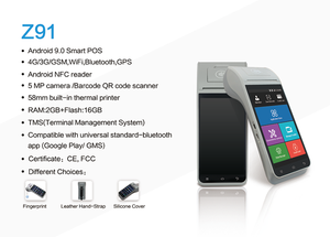 Netum — imprimante double SIM ZCS Z91, appareil 4G tout-en-un, <span class=keywords><strong>terminal</strong></span> avec <span class=keywords><strong>android</strong></span>, sans contact - Product Image 6