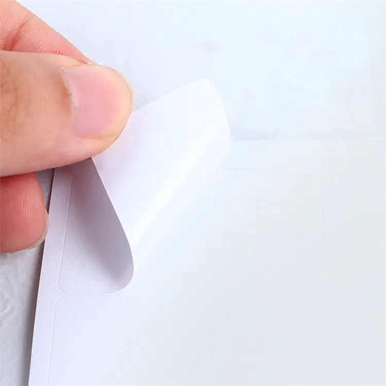 FBA etiquetas adhesivas media hoja A4 etiquetas adhesivas de envío pegatinas de papel para impresora láser de inyección de tinta