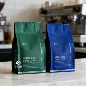 ถุงบรรจุภัณฑ์อาหารสัตว์เลี้ยง ชา กาแฟ แบบพิมพ์ดิจิทัล เกรดอาหาร ฐานแบน มีซิปล็อค ปรับแต่งสีได้ - Product Image 6