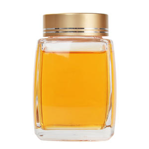 Luxury High Quality Square Glass Honey Packaging Jar 180ml 730ml <strong>Gold</strong> Cap Reusable Thick Glass Container for Canned Food Screw - Product Image 6
