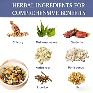 ชาสมุนไพรออร์แกนิค OEM สำหรับปรับสมดุลกรดยูริก ช่วยบรรเทาอาการเกาต์ ผสมชิโครีและรากกุดซู ช่วยทำความสะอาดไต บรรจุในกล่องแบบซอง - Product Image 4