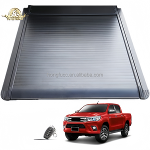 ฝาครอบกระบะท้ายรถบรรทุกแบบแข็งพับเก็บได้ ทำจากอลูมิเนียม สำหรับ <span class=keywords><strong>Toyota</strong></span> Hilux <span class=keywords><strong>Revo</strong></span> Rocoo Vigo Tacoma - Product Image 1
