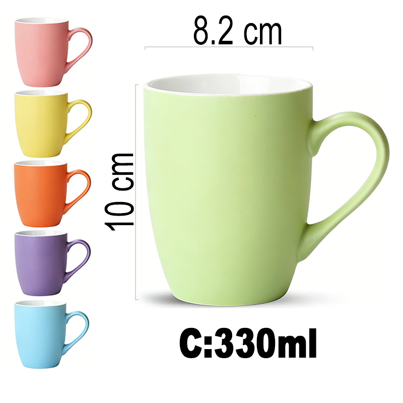 Red/orange/yellow/green/blue/purple-matte