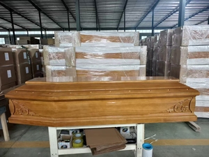 IT086 Tốt Nhất Giá Rẻ Quan Tài Trong Paulownia Kinh Tế Châu Âu Quan Tài - Product Image 3