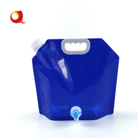 Pochette en plastique personnalisée de 5 litres pour bec verseur de boisson, sac d'emballage avec robinet