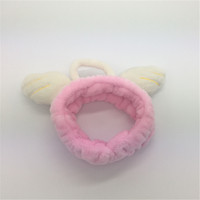 Nouveau Bandeau de Lavage du Visage en Forme de Bois de Cerf Mignon pour Femme, Bandeau de Maquillage en Peluche Faite à la Main, Haute Élasticité, Style Doux, Cadeau