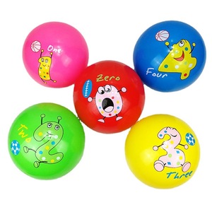 Venta al por mayor de fábrica directa 9 pulgadas diferentes calcomanías pelota de juguete inflable - Product Image 1