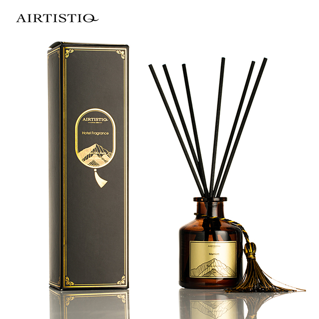 Home Fragrance Private Label Luxury 50ml Glass Bottle Essential Oil Aroma Reed Diffuser