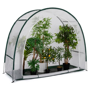 Invernadero de Jardín VERTAK con Estructura de Fibra de Vidrio en Forma de Media Luna para Cultivo de Flores y Crecimiento de Plántulas - Product Image 2