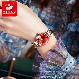 OLEVS 6642 Women's Luxury Quartz <strong>Watch</strong> with Chronograph Waterproof Stainless Steel Strap Top Brand <strong>Fashion</strong> Gift <strong>Set</strong> for Ladies - Product Image 6