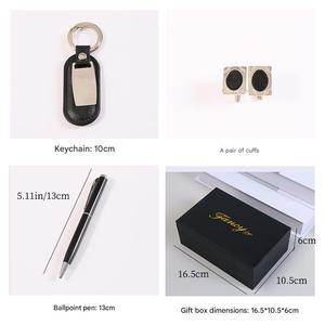 Promotional Leather Executive Father's Day <strong>Gift</strong> <strong>Set</strong> <strong>Watch</strong> Keychain Pen Cufflinks Four <strong>Sets</strong> Of Business Men With Hand <strong>Gift</strong> Box - Product Image 6