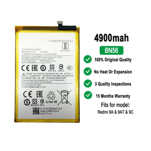 Pin điện thoại chính hãng Xiaomi Redmi <span class=keywords><strong>Note</strong></span> 3 <span class=keywords><strong>4</strong></span> 4X 5 7 7S 8 9 9S 10 10S 11 12 14 5G K50 K40 K30 Series - Khuyến mãi nóng <span class=keywords><strong>2025</strong></span> - Product Image 2