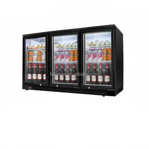 Refroidisseur de boissons électrique sous le comptoir avec <span class=keywords><strong>3</strong></span> <span class=keywords><strong>portes</strong></span> <span class=keywords><strong>coulissantes</strong></span> Présentoir à vin rouge Armoire réfrigérante Barre arrière en verre pour présentoir de <span class=keywords><strong>bar</strong></span> - Product Image 2
