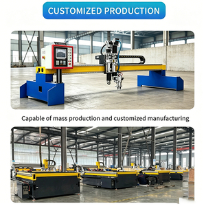 Découpeuse plasma CNC à <span class=keywords><strong>portique</strong></span> standard économique <span class=keywords><strong>pour</strong></span> la découpe et l'agencement de tôles métalliques grand format - Product Image 4