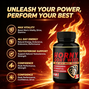LUVVITA – Capsules de Horny Goat Weed sur mesure <span class=keywords><strong>en</strong></span> gros – Compléments à base de plantes pour injecter de l'énergie et stimuler la force mentale – Soins de santé pour adultes - Product Image 3
