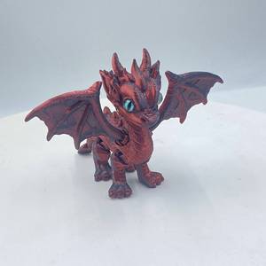 Modelo de Dragón Volador Impreso en 3D, Dragón Demonio Occidental, Articulado y Móvil, Juguete de Dragón Volador de Simulación, Adorno Animal para Niños - Product Image 6