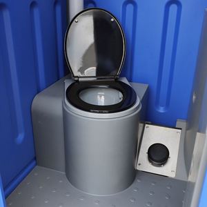Venda por Atacado de Sanitários Portáteis Prefabricados WC Camping, Design Europeu, Material HDPE, Uso em Escolas e Parques ao Ar Livre - Product Image 2