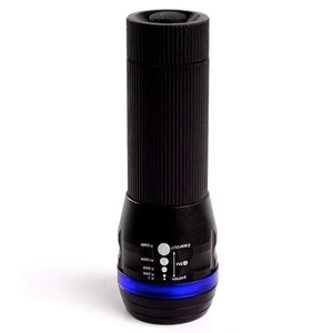 Custom Handheld <b>LED</b> <b>Flashlight</b> Light High Power Long Range Torch with Rechargeable Battery UV Printed Promotional Item - Product Image 3