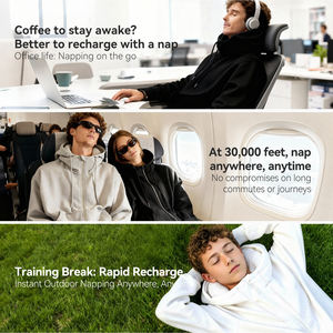 QUICKSHOW مخصص وسادة هوائية للسفر هوديي أزياء المرأة الذكية هوديي نفخ وسادة السفر بنيت مريحة عارضة Techwear - Product Image 5