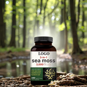 Capsule di alghe OEM/ODM, realizzate con polvere grezza biologica, oltre a Bladderwrack e radice di Burdock, supporto Superfood Immune e tiroideo - Product Image 2