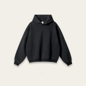 Conjunto de Sudadera con Capucha Unisex Personalizada para Otoño, 500 g/m², 100 % Algodón, Corte Regular, Bolsillo con Estampado, Sudadera con Capucha para Hombre, Cortavientos - Product Image 3