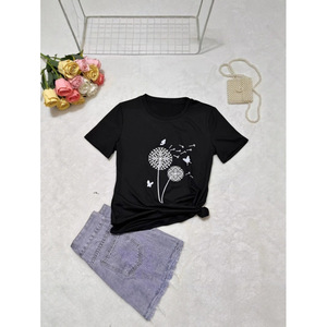 Nuova T-shirt a girocollo a maniche corte, Top ampio e casual, Stile giapponese-coreano, Articolo <span class=keywords><strong>di</strong></span> <span class=keywords><strong>abbigliamento</strong></span> <span class=keywords><strong>femminile</strong></span> alla moda. - Product Image 3