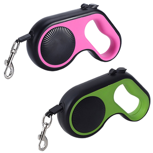 Venta caliente Entrenamiento al aire libre Caminar Correa retráctil para mascotas ABS Cómodo <span class=keywords><strong>Color</strong></span> slip Lead Correa para perro con función de liberación rápida - Product Image 1