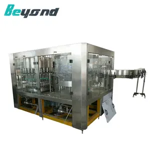 High quality Rotary block chili oil bottle filling capping labeling machine for edible oil filling machine