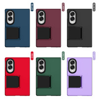 Funda Plegable de PC Suave al Tacto con Soporte para Samsung Galaxy Z Fold 8, Compatible con Z Fold 8 7 6 5 4, Funda de Cobertura Total