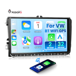Podofo <span class=keywords><strong>2</strong></span>+32G 9" Autoradio Android con Carplay e Android Auto, GPS WIFI per <span class=keywords><strong>Volkswagen</strong></span>/VW/Passat/Golf/MK5/Jetta <span class=keywords><strong>T5</strong></span>/Polo - Product Image 1