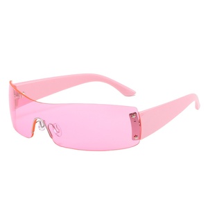 Lunettes de soleil Y2K One Piece pour femmes, lunettes de créateur, lunettes de soleil punk sport pour hommes, lunettes de soleil UV400, lunettes de mode - Product Image 3