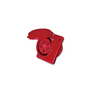 vertical industrial plug/32A plug/3P+N+E plug/240~415V 5-pin plug socket